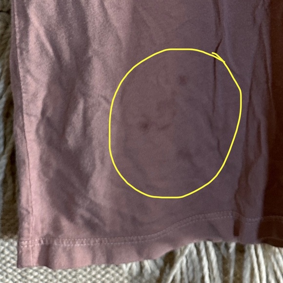 MATE THE LABEL blush pink short sleeve crewneck pocket mini t-shirt dress S - Picture 12 of 12